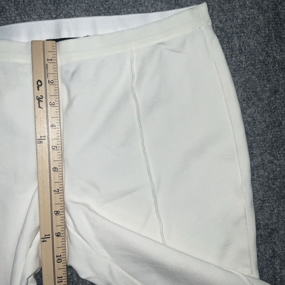 Lafayette Pants Womens Size S Off White Ponte Pull On Crop - Picture 6 of 9
